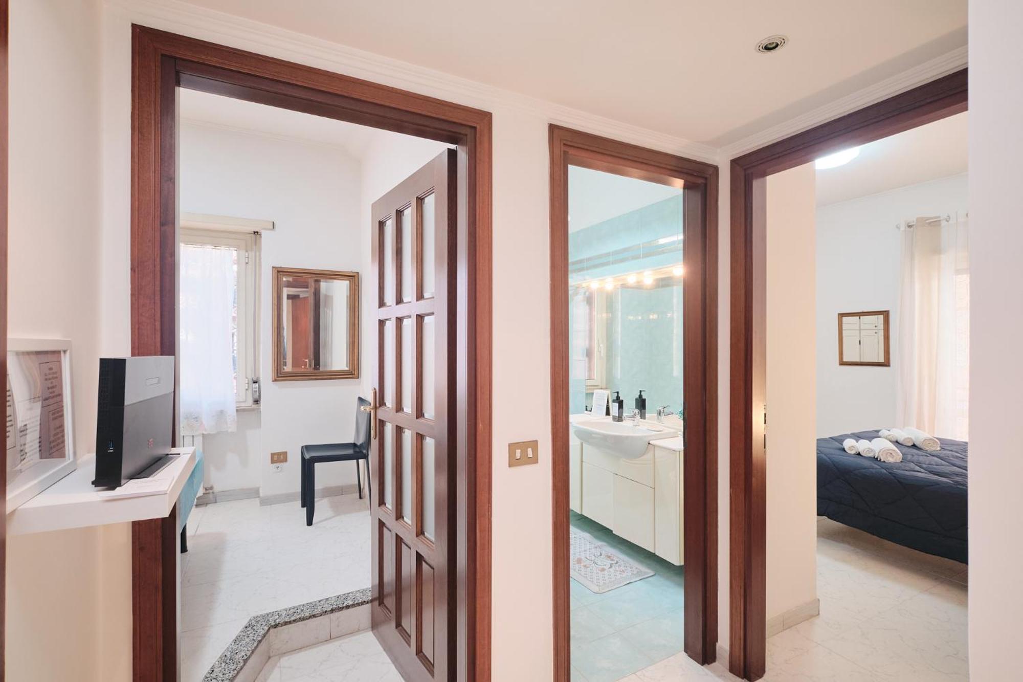 Parcheggio Gratuito, Wi-Fi -Netflix & Ac Apartment Roma Ngoại thất bức ảnh